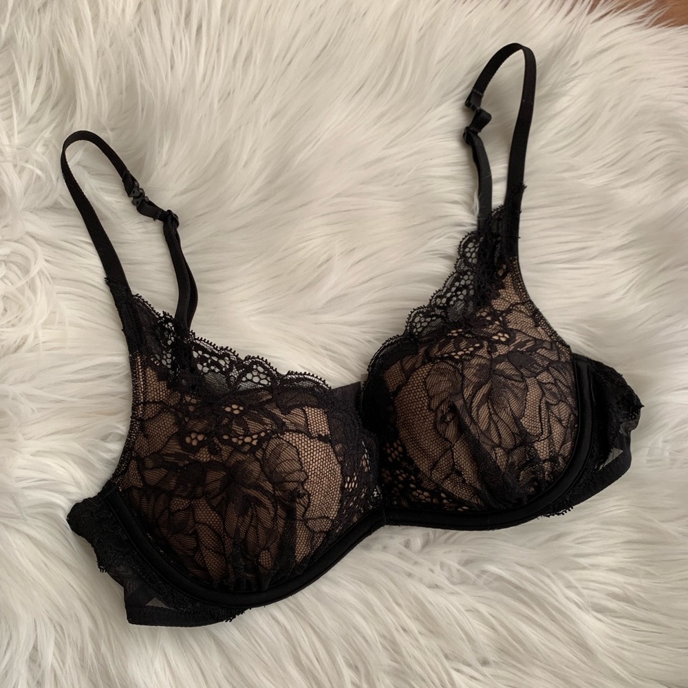 Victoria’s Secret Sexy Black Lace Bra 34B